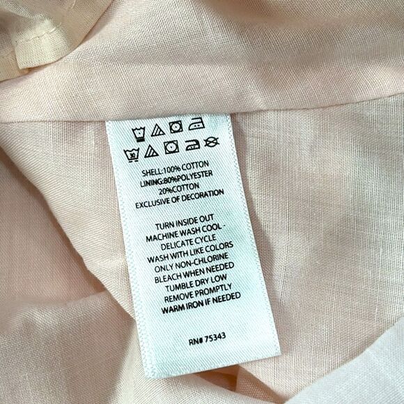 Catherine Malandrino | Baby Girls Peach Orange Formal Sleeveless Dress 2T - Picture 9 of 9